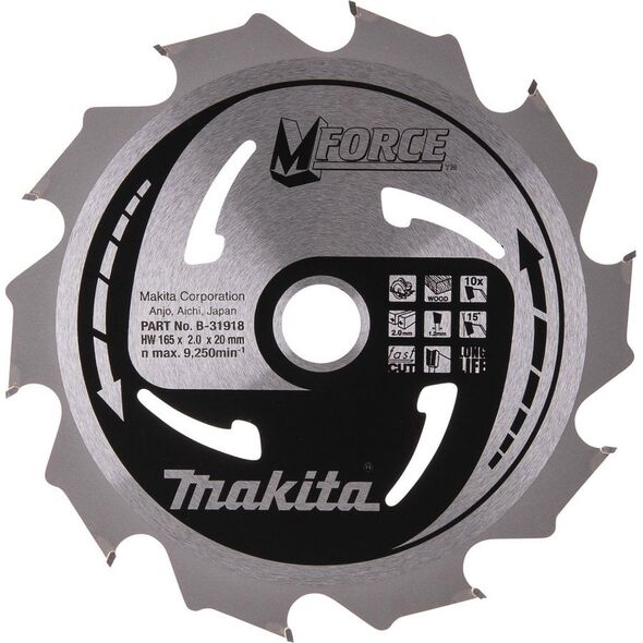 ΔΙΚΥΛΛΟ ΠΡΙΟΝΙ Makita MAKITA 165x20x10z M-FORCE WOOD 13507493 88381420723