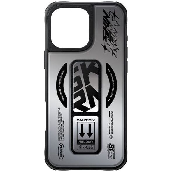Skinarma etui Kira Kobai iPhone 16 Pro    6.3" Magnetic Charging Grip Stand chrome