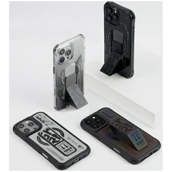 Skinarma etui Kira Kobai iPhone 16 Pro    Max 6.9" Magnetic Charging Grip Stand hologram
