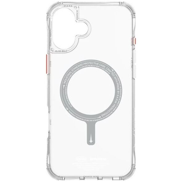Skinarma etui Saido iPhone 16 Plus 6.7"   Magnetic Charging przezroczysty/clear