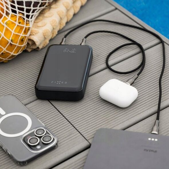 Powerbank Fixed FIXED Zen 20 Pro - powerbank z wyświetlaczem LCD, moc wyjściowa 130W, 20000mAh szary - Gwarancja bezpieczeństwa. Proste raty. Bezpłatna wysyłka od 170 zł.