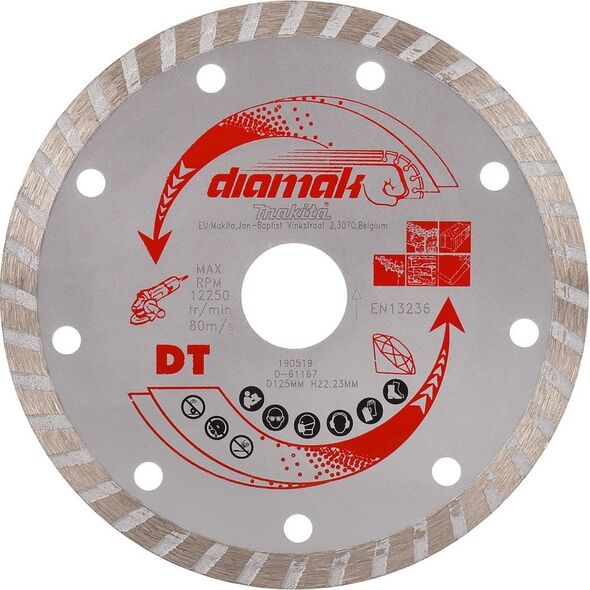 Makita DIAMOND BLADE 125mm TURBO 13483794 88381475815