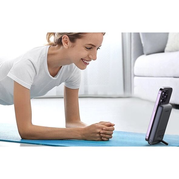 Aukey Powerbank magnetyczny Aukey PB-MS01, 6700mAh, 15W (czarny)