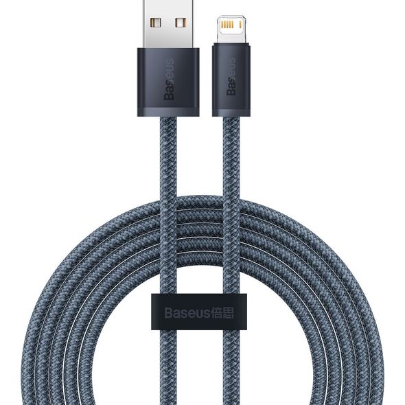Kabel USB Baseus USB-A - Lightning 2 m Szary (CALD000516)