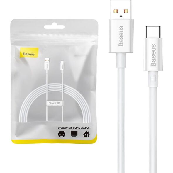 Kabel USB Baseus USB-A - USB-C 2 m Czarny (P10320102214-03)