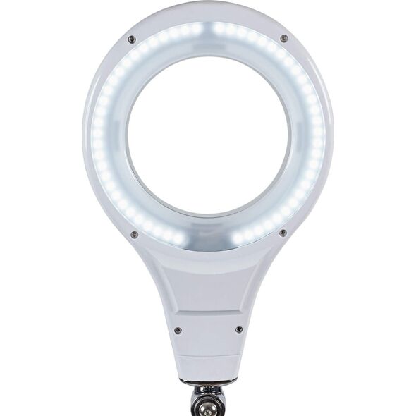 Lampka biurkowa Maul MAUL LED Lupenleuchte Makro mit Standfuß weiß