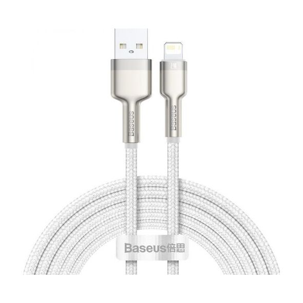 Kabel USB Baseus USB-A - Lightning 2 m Biały (CALJK-B02)