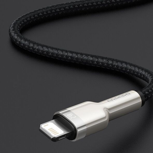 Kabel USB Baseus USB-A - Lightning 1 m Zielony (baseus_20210316154707)
