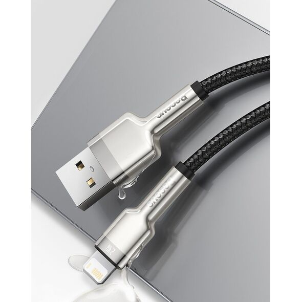 Kabel USB Baseus USB-A - Lightning 1 m Zielony (baseus_20210316154707)