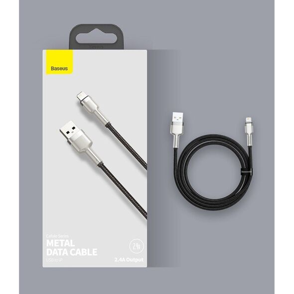 Kabel USB Baseus USB-A - Lightning 1 m Zielony (baseus_20210316154707)