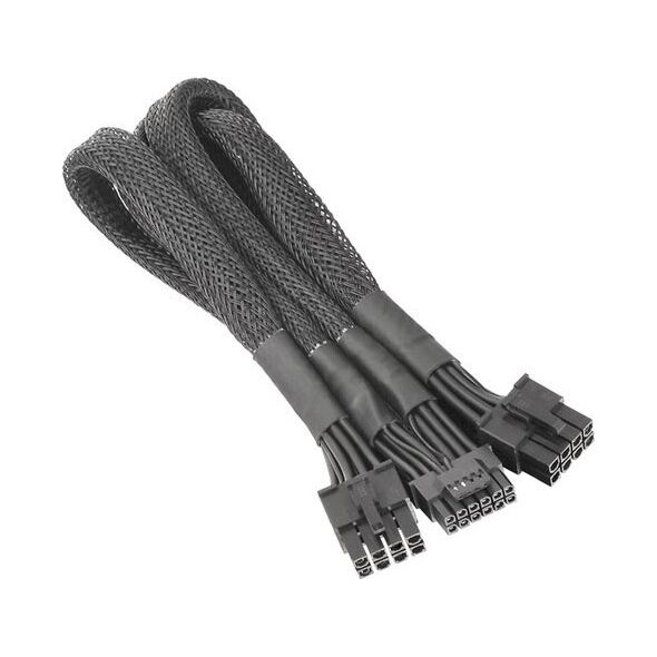 Thermaltake 12VHPWR - PCIe 8-pin x2, 0.6m, Czarny (AC-063-CN1NAN-A1)
