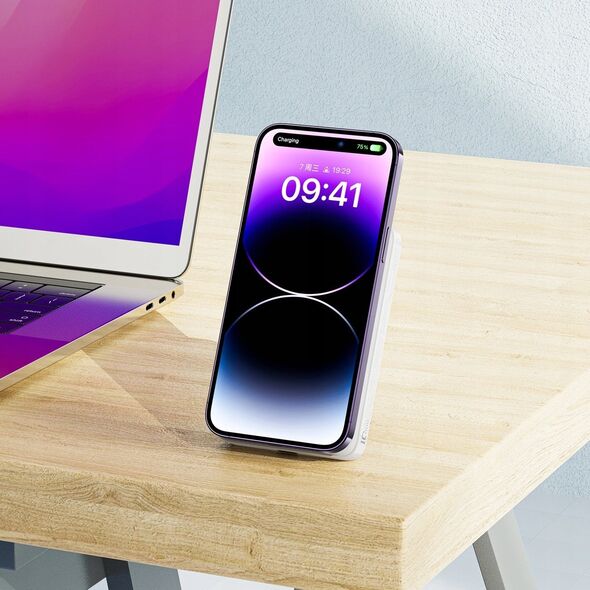 Acefast Acefast M6 PD 20W 10000mAh επαγωγικό Powerbank + καλώδιο - λευκό 14295459 6974320000000