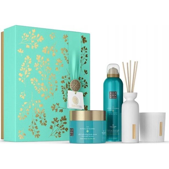 Rituals RITUALS SET (ΤΟ RITUAL OF KARMA CANDLE 140G + BODY CREAM 200ML + MINI FRAGRANCE STICKS 70ML + ΑΦΟΥΡΟΤΖΕΛ 200ML) 14401793 8719134184594