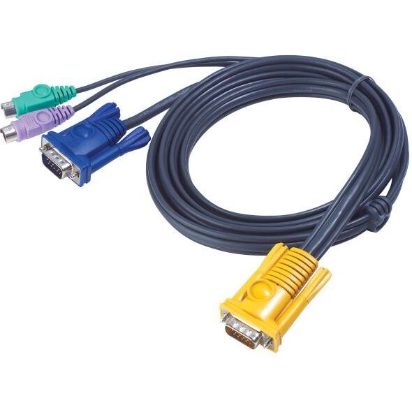 Aten Kable KVM, 3m, Czarny (2L5202P)