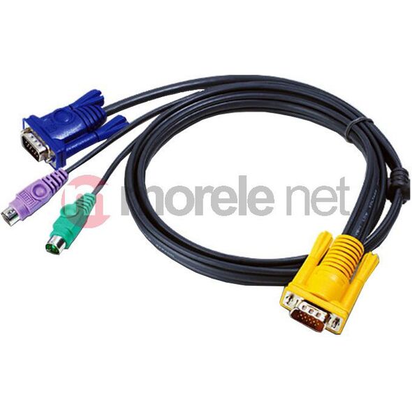 Aten Kable KVM, 3m, Czarny (2L5203P)