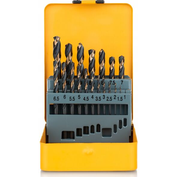 Wiertło Smart komplet wierteł hss do metalu 19 szt. SM-11-KPL19