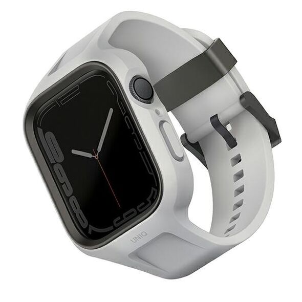 Belt + case UNIQ Monos 2in1 Apple Watch 4/5/6/7/8/9/SE 44/45mm gray/chalk grey