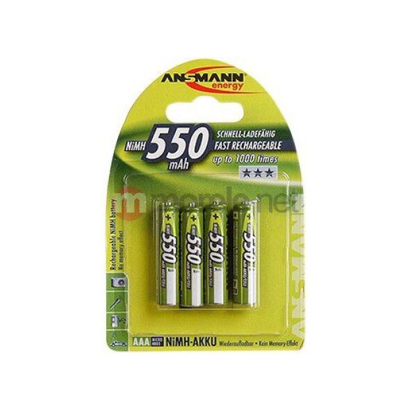 Ansmann Akumulator MaxE AAA / R03 550mAh 4 szt.