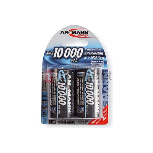 Ansmann Akumulator Mono D / R20 10000mAh 2 szt.