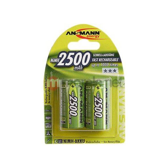 Ansmann Akumulator MaxE C / R14 2500mAh 2 szt.