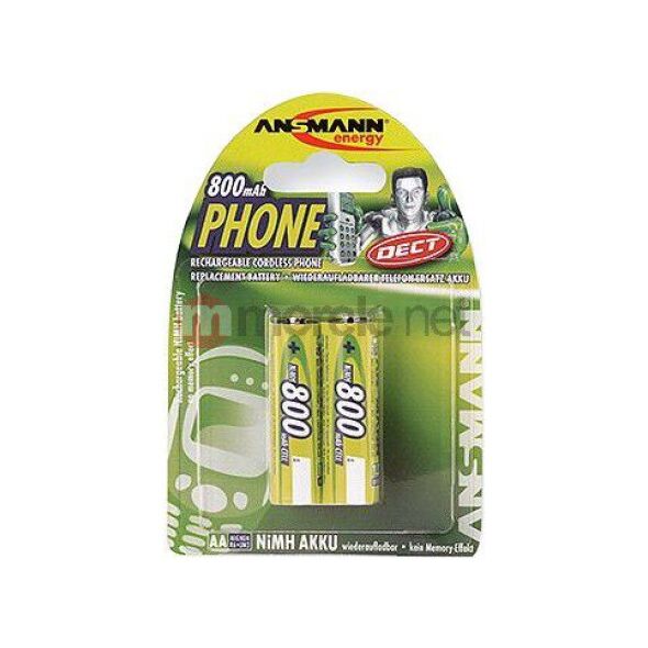 Ansmann Akumulator Phone AA / R6 800mAh 2 szt.