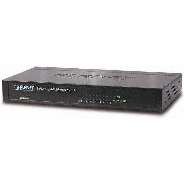 Switch Planet GSD-805 8x 10/100/1000 Mbps