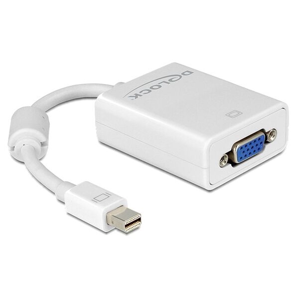 Adapter AV Delock DisplayPort Mini - D-Sub (VGA) biały (65130)