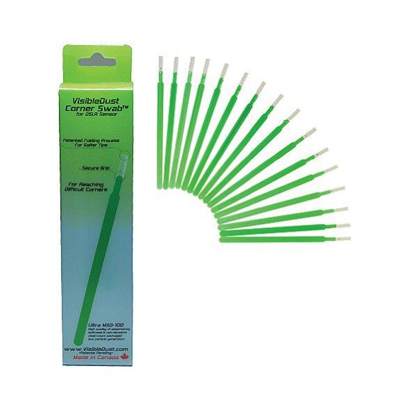 Visible Dust Patyczki MXD Swabs Corner zielone 16 szt. (3098684)