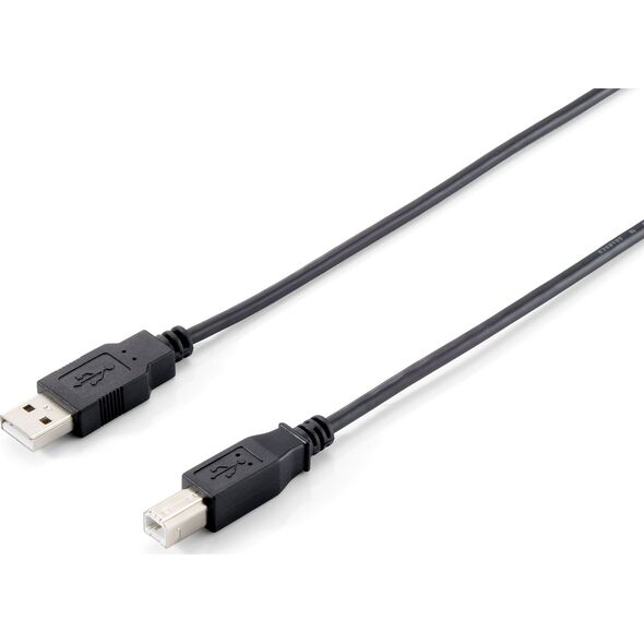 Kabel USB Equip USB-A - USB-B 1.8 m Czarny