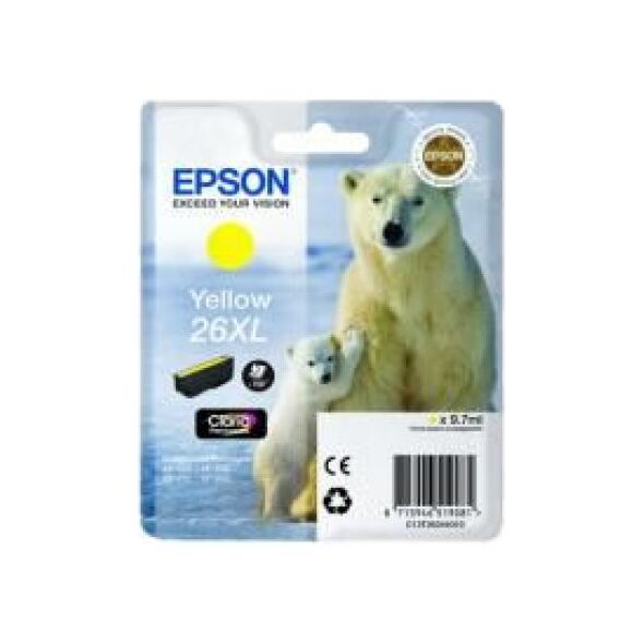 Tusz Epson tusz C13T26344010 nr 26 (yellow)
