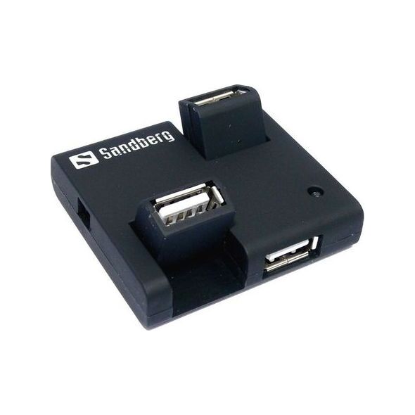 HUB USB Sandberg 4x USB-A 2.0 (13367)