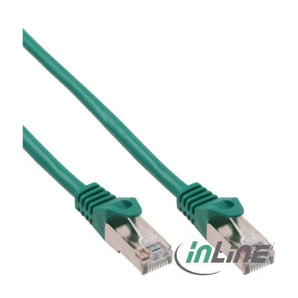 InLine Patchcord, Cat.5e, SF/UTP, 0.5m, zielony (72550G)