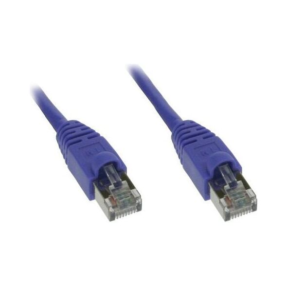 InLine Kabel krosowy 1000 Mbit RJ45 fioletowy, 2m (72502P)