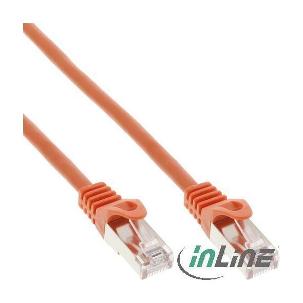 InLine Patchcord, Cat.5e, SF/UTP, 3m, pomarańczowy (72503O)
