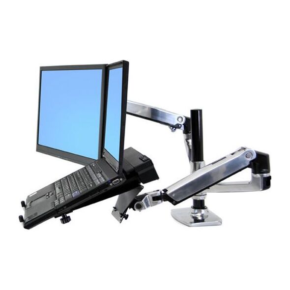 Ergotron Uchwyt biurkowy na 2 monitory do 24" LX Dual (45-248-026)