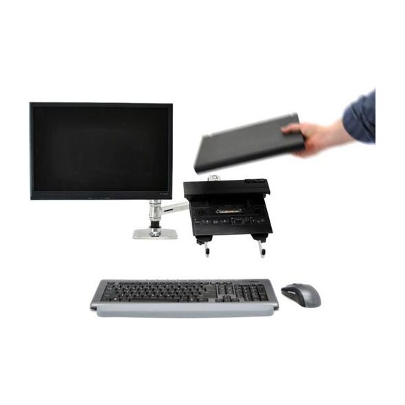 Ergotron Uchwyt biurkowy na 2 monitory do 24" LX Dual (45-248-026)