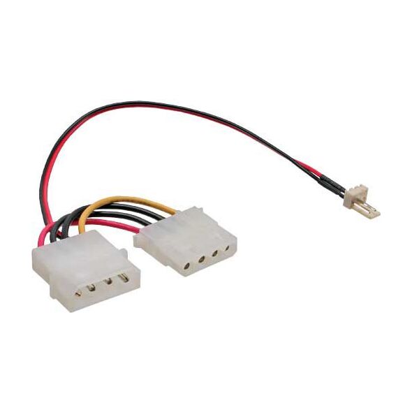 InLine Molex x2 - 3-pin, 0.15m, Wielokolorowy (33344)