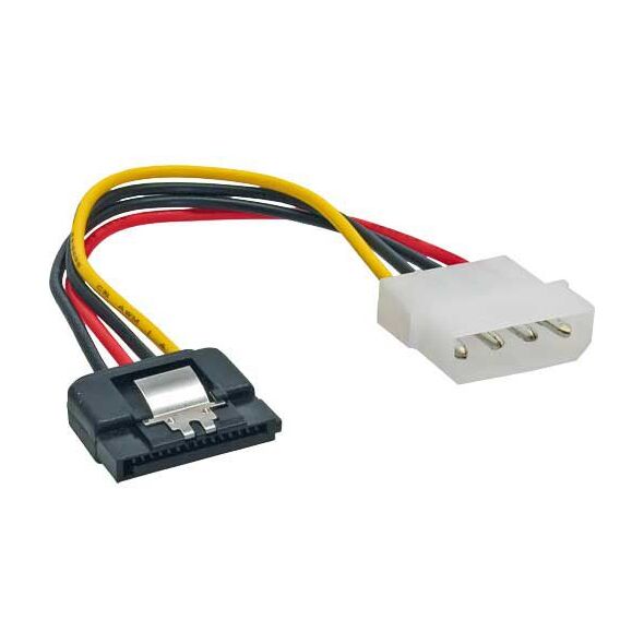 InLine Molex - SATA, 0.15m, Wielokolorowy (29670A)