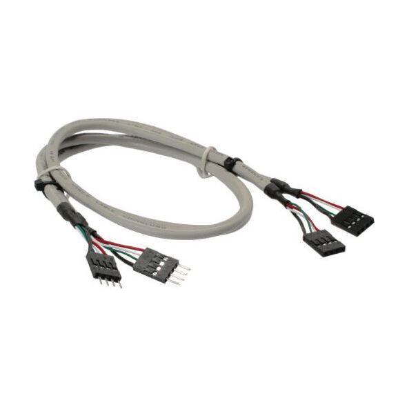 InLine USB 4 pin - USB 4 pin, 0.3m, Szary (33440C)