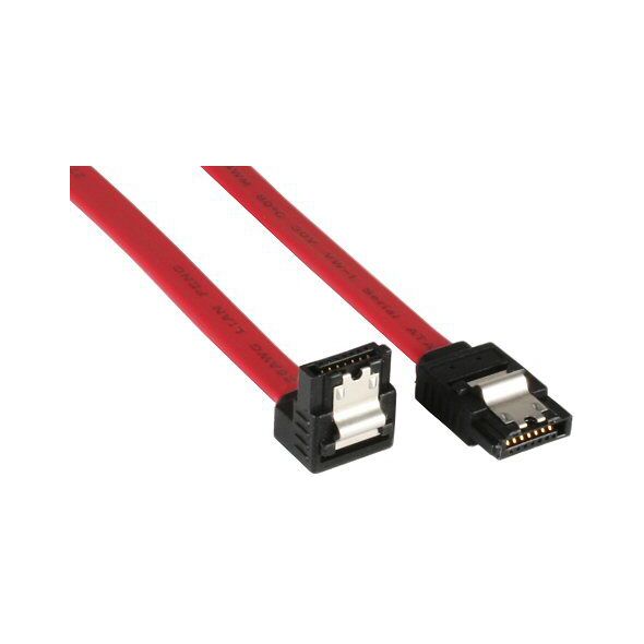 InLine SATA - SATA, 0.3m, Czerwony (27703V)