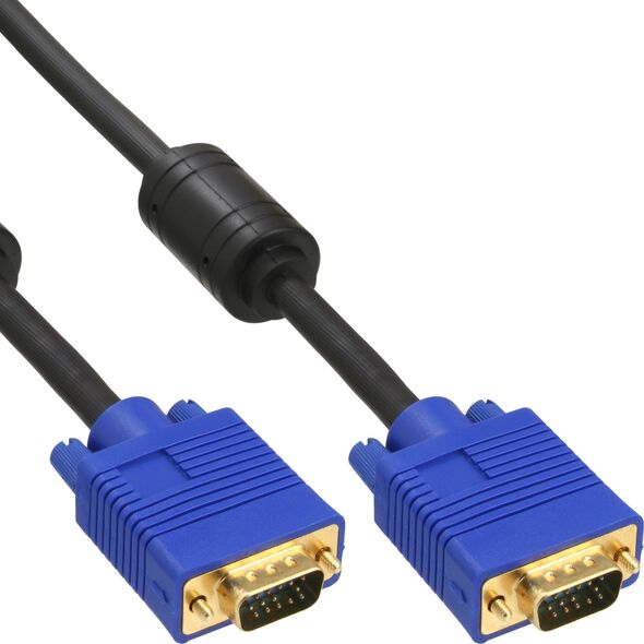 Kabel InLine D-Sub (VGA) - D-Sub (VGA) 3m niebieski (17710S)