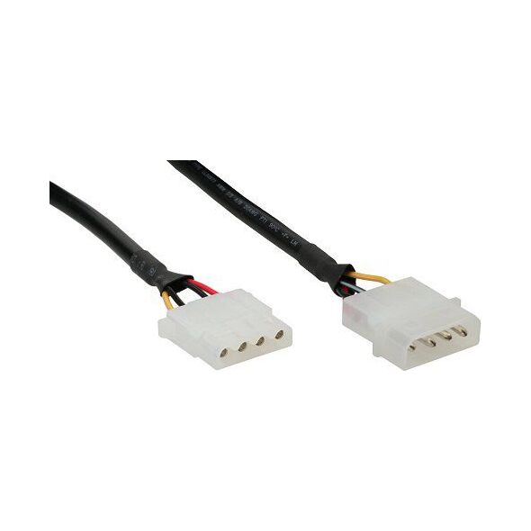 InLine Molex - Molex, 0.5m, Czarny (29650C)