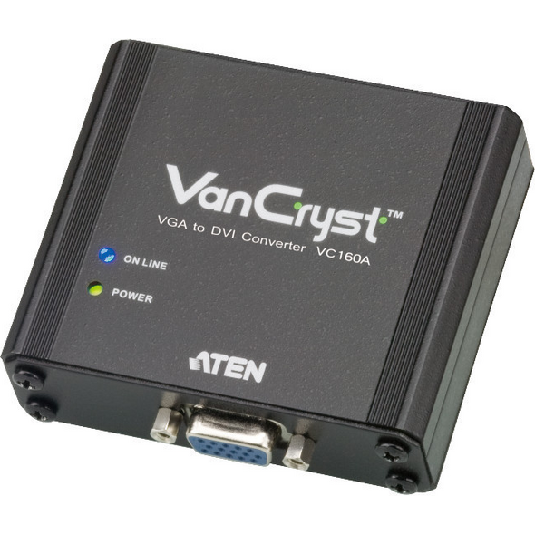 Adapter AV Aten DVI-D - D-Sub (VGA) czarny (VC160AATG)