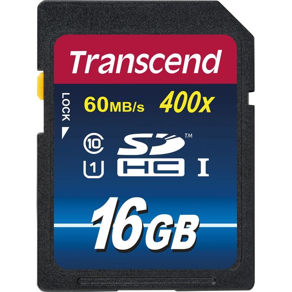Karta Transcend 300x SDHC 16 GB Class 10 UHS-I/U1  (TS16GSDU1)
