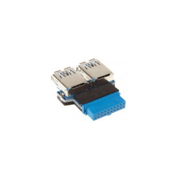InLine USB zew. - USB wew., Niebieski (33444I)