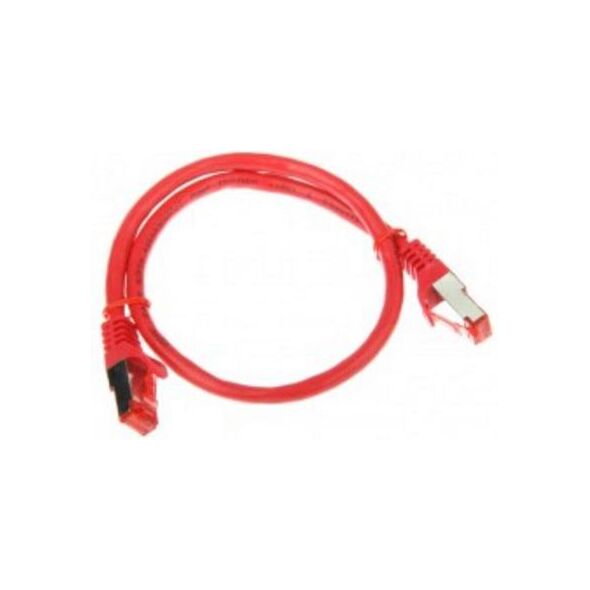InLine Patchcord, Cat.6, S/FTP, 0.5m, czerwony (76450R)