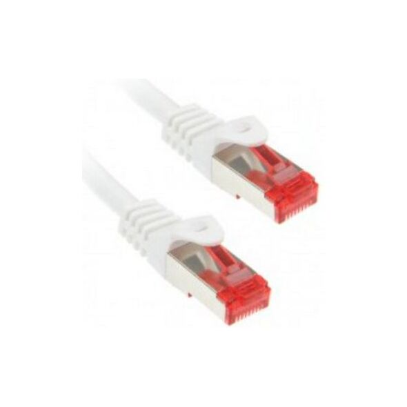 InLine Patchcord, Cat.6, S/FTP, 1m, biały (76411W)