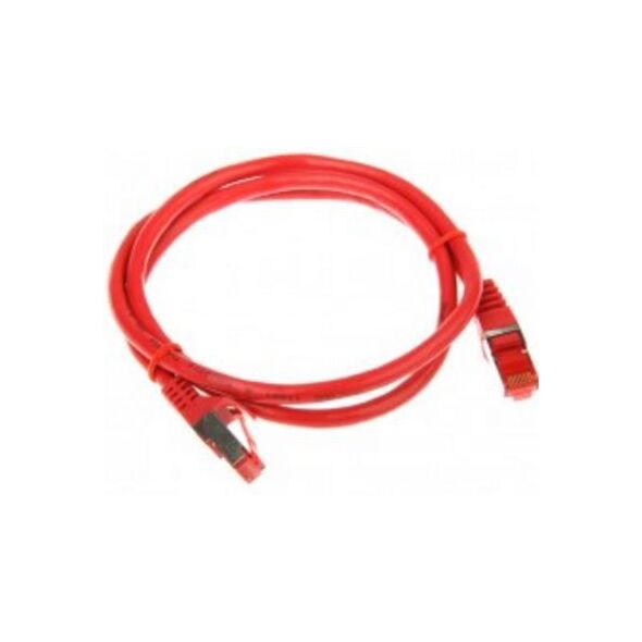 InLine Patchcord, Cat.6, S/FTP, 1m, czerwony (76411R)