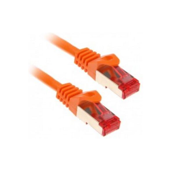 InLine Patchcord, Cat.6, S/FTP, 1m, pomarańczowy (76411O)
