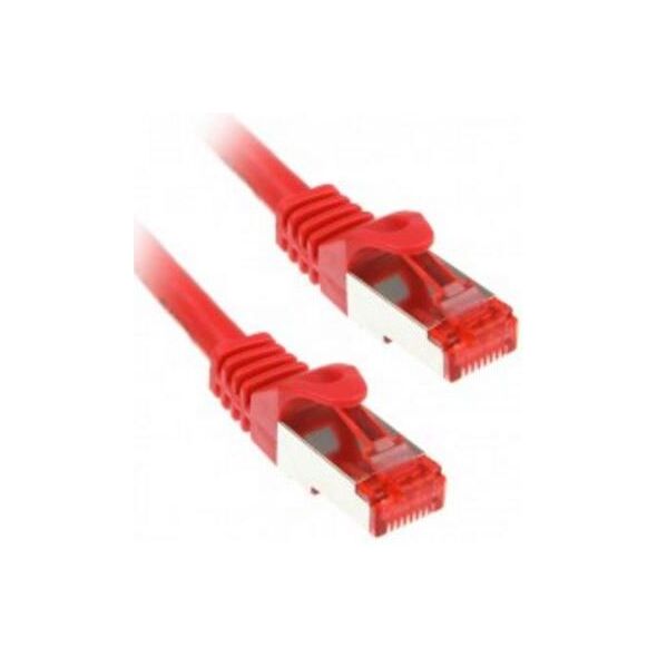 InLine Patchcord, Cat.6, S/FTP, 5m, czerwony (76405R)